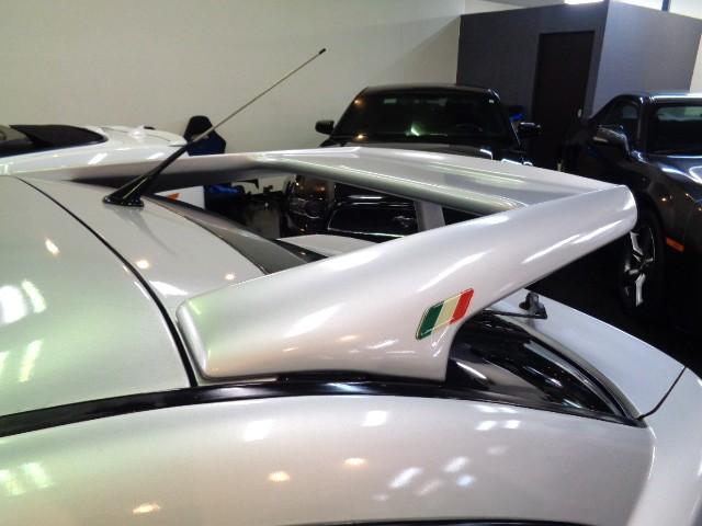 ランティス タイプG 最終型シルバーストーンMカラーハッチバックボディMAZDASPEED大型リアスポBP-ZE型エンジン純正5MT2本出しマフラー車高調レカロシート大型FOGライトレーシングハートアルミ走行5万km台(17枚目)