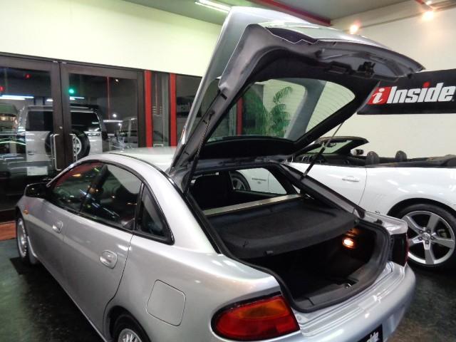 ランティス タイプG 最終型シルバーストーンMカラーハッチバックボディMAZDASPEED大型リアスポBP-ZE型エンジン純正5MT2本出しマフラー車高調レカロシート大型FOGライトレーシングハートアルミ走行5万km台(38枚目)