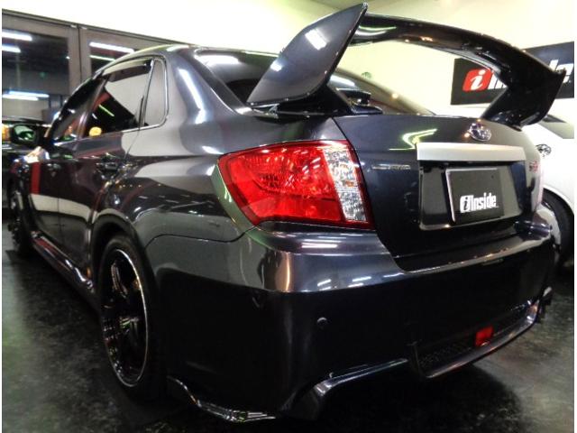 インプレッサ ＷＲＸ　ＳＴＩ　Ａライン　ＳＴＩエアロＥＪ２５ＢＯＸＥＲターボエンジンパドルＳ４ＷＤタンレザーシートＦＧＫマフラーＳＩＤＲＩＶＥサスＳＴＩキャリパー１８アルミ大型ＲスポナビＴＶクルーズＣパワーシートシートヒーターバックカメラ（4枚目）