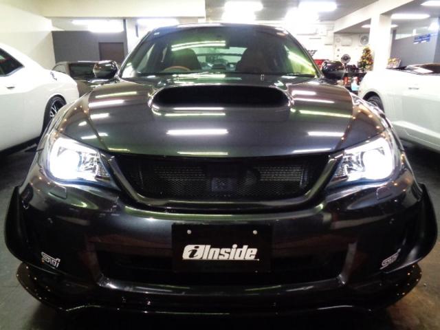 インプレッサ ＷＲＸ　ＳＴＩ　Ａライン　ＳＴＩエアロＥＪ２５ＢＯＸＥＲターボエンジンパドルＳ４ＷＤタンレザーシートＦＧＫマフラーＳＩＤＲＩＶＥサスＳＴＩキャリパー１８アルミ大型ＲスポナビＴＶクルーズＣパワーシートシートヒーターバックカメラ（9枚目）