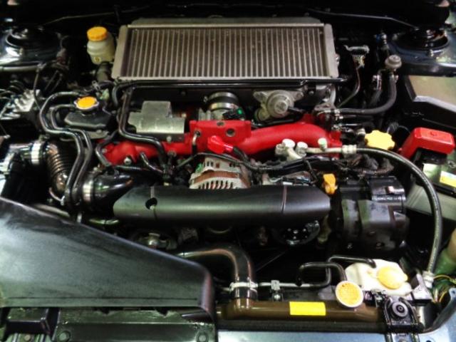 インプレッサ ＷＲＸ　ＳＴＩ　Ａライン　ＳＴＩエアロＥＪ２５ＢＯＸＥＲターボエンジンパドルＳ４ＷＤタンレザーシートＦＧＫマフラーＳＩＤＲＩＶＥサスＳＴＩキャリパー１８アルミ大型ＲスポナビＴＶクルーズＣパワーシートシートヒーターバックカメラ（40枚目）