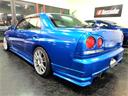 スカイライン ２５ＧＴターボ　Ｒ３４ＧＴＲ仕様フルエアロ前後ワイドボディＲＢ２５ＤＥＴターボＮＥＯ６エンジン５ＭＴミッションマフラーＨＫＳエアクリ車高調ＢＬＩＴＺインタークーラータワーバーＯＺ１８アルミ対向キャリパー走行７万ｋｍ（4枚目）