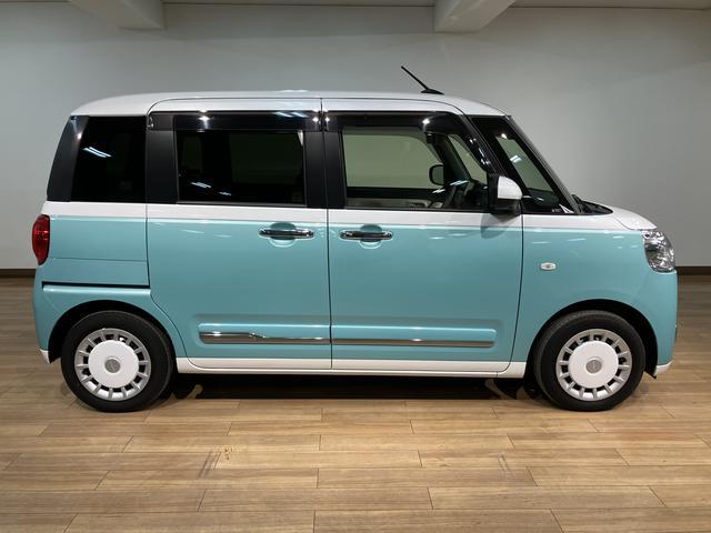 ムーヴキャンバス ストライプスG/1年保証/ナビ/パノラマ/ドラレコ/ETC/ 1年間走行距離無制限保証/衝突軽減ブレーキ/純正ナビ/パノラマモニター/ナビ連動ドラレコ/ETC/シートヒーター/両側電動スライドドア/スマートキー/オートエアコン/Bluetooth/フルセグTV/(23枚目)