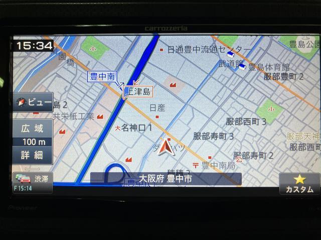 カロッツェリア製のナビゲーションを装備しています★知らないところへドライブに行ったときに強い味方になってくれますよ★