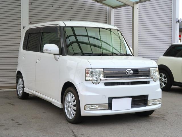 ムーヴコンテ カスタム X 純正エアロ Carrozzeria製ナビ フルセグ 14インチAW HIDヘッドライト フロントフォグ スマートキー ベンチシート 電格ドアミラー フルオートエアコン ドアバイザー(2枚目)