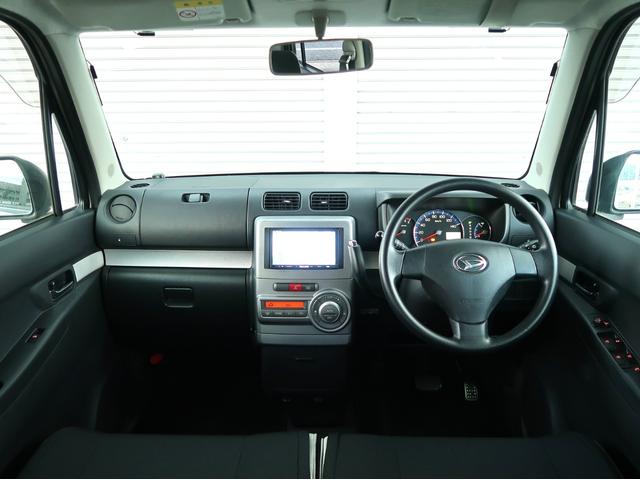 ムーヴコンテ カスタム X 純正エアロ Carrozzeria製ナビ フルセグ 14インチAW HIDヘッドライト フロントフォグ スマートキー ベンチシート 電格ドアミラー フルオートエアコン ドアバイザー(9枚目)