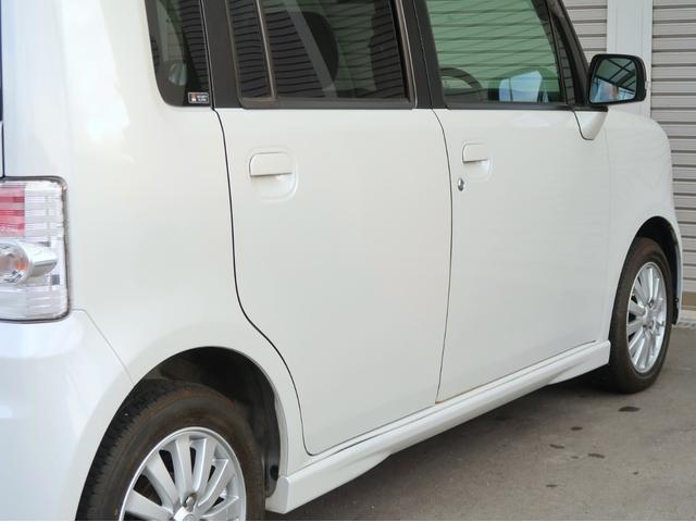 ムーヴコンテ カスタム X 純正エアロ Carrozzeria製ナビ フルセグ 14インチAW HIDヘッドライト フロントフォグ スマートキー ベンチシート 電格ドアミラー フルオートエアコン ドアバイザー(36枚目)