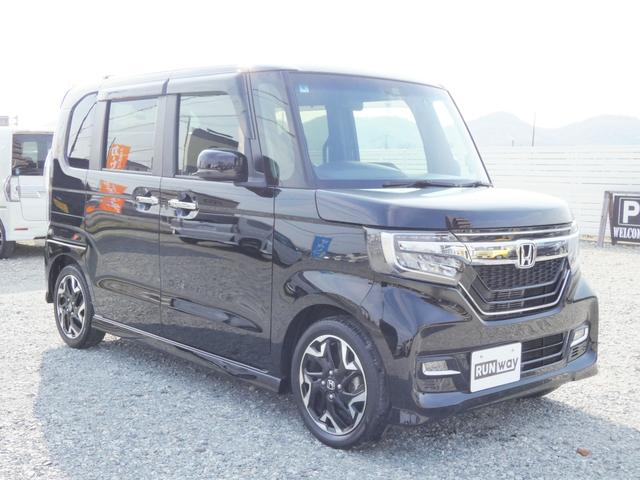 N-BOXカスタム G・Lターボホンダセンシング 8インチナビ フルセグ Bluetooth Bカメラ ETC 両側パワスラ 両席シートヒーター 前後ドラレコ ACC 禁煙車(9枚目)