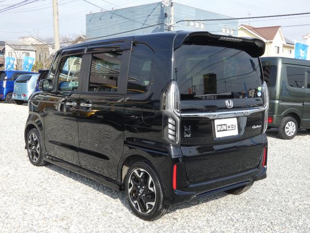 N-BOXカスタム G・Lターボホンダセンシング 8インチナビ フルセグ Bluetooth Bカメラ ETC 両側パワスラ 両席シートヒーター 前後ドラレコ ACC 禁煙車(13枚目)