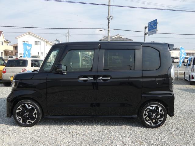 N-BOXカスタム G・Lターボホンダセンシング 8インチナビ フルセグ Bluetooth Bカメラ ETC 両側パワスラ 両席シートヒーター 前後ドラレコ ACC 禁煙車(14枚目)