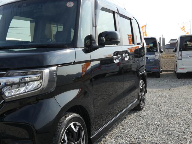N-BOXカスタム G・Lターボホンダセンシング 8インチナビ フルセグ Bluetooth Bカメラ ETC 両側パワスラ 両席シートヒーター 前後ドラレコ ACC 禁煙車(22枚目)