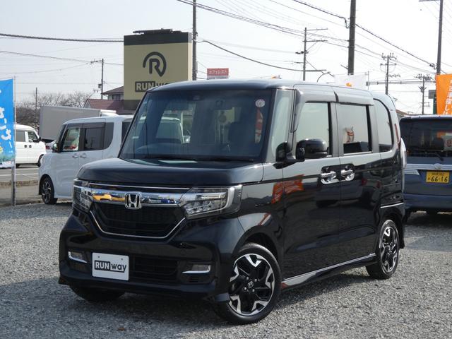 N-BOXカスタム G・Lターボホンダセンシング 8インチナビ フルセグ Bluetooth Bカメラ ETC 両側パワスラ 両席シートヒーター 前後ドラレコ ACC 禁煙車(52枚目)