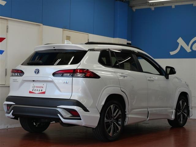 カローラクロス ハイブリッド Z 4WD フルセグ メモリーナビ DVD再生 ミュージックプレイヤー接続可 衝突被害軽減システム ETC LEDヘッドランプ ワンオーナー フルエアロ(5枚目)