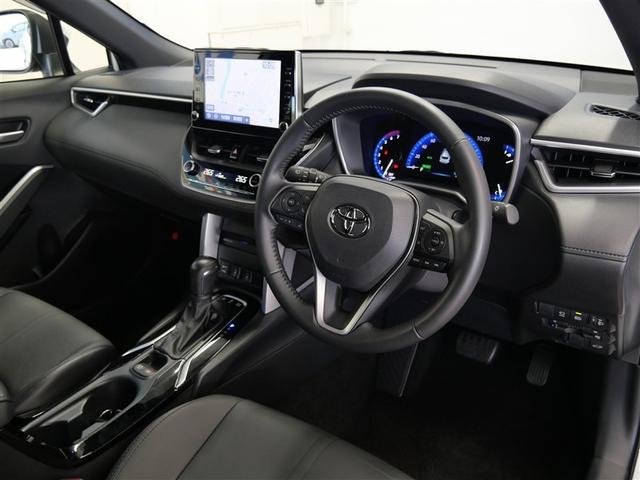 カローラクロス ハイブリッド Z 4WD フルセグ メモリーナビ DVD再生 ミュージックプレイヤー接続可 衝突被害軽減システム ETC LEDヘッドランプ ワンオーナー フルエアロ(6枚目)