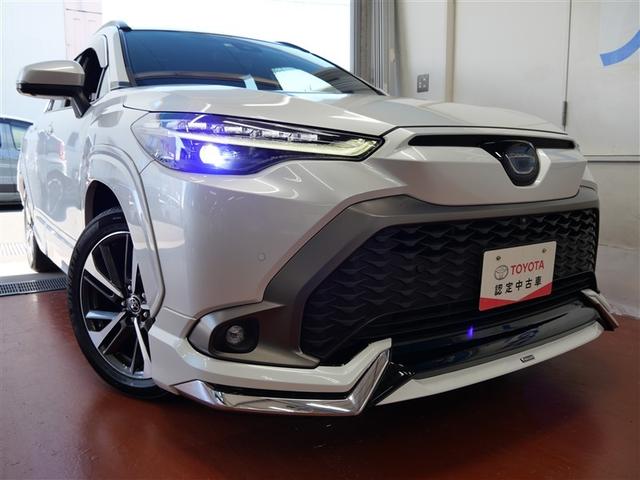 カローラクロス ハイブリッド Z 4WD フルセグ メモリーナビ DVD再生 ミュージックプレイヤー接続可 衝突被害軽減システム ETC LEDヘッドランプ ワンオーナー フルエアロ(23枚目)