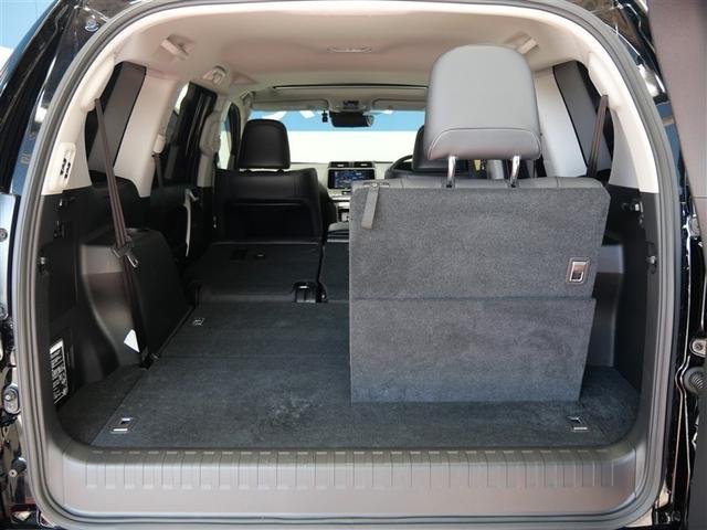 ランドクルーザープラド ＴＸ　Ｌパッケージ　マットブラックエディション　革シート　サンルーフ　４ＷＤ　フルセグ　メモリーナビ　ＤＶＤ再生　ミュージックプレイヤー接続可　バックカメラ　衝突被害軽減システム　ＥＴＣ　ドラレコ　ＬＥＤヘッドランプ　乗車定員７人　３列シート（11枚目）