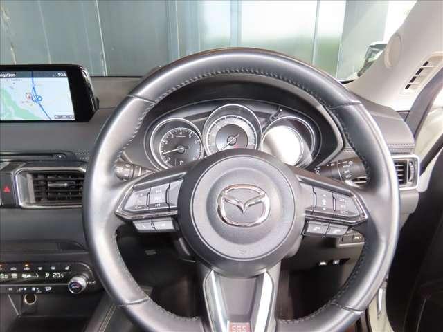 ＣＸ－５ ２．５　２５Ｓ　Ｌパッケージ　ワンオーナー・禁煙車・黒革シート・ナビ・ＥＴＣ・全方位カメラ・電動シート・シートヒーター＆ハンドルヒーター・電動リアゲート・ＬＥＤヘッドランプ・衝突軽減ブレーキ・レーダークルーズ・当社買取車（10枚目）