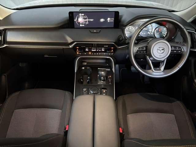 CX-60 3.3 XD SP ディーゼルターボ 4WD デモカーアップ/4WD/走行7100キロ/360°シースルーモニター/Android Auto CarPlay/レーダークルーズ(全車速追従)/前席シートヒーター&運転席電動シート/フルセグTV(12枚目)