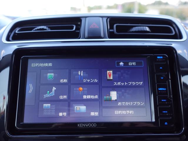 ミラージュ M Kenwood製メモリーナビ ETC リヤビューカメラ 衝突被害軽減ブレーキシステム アイドリングストップ KOSキー プッシュスタート(15枚目)