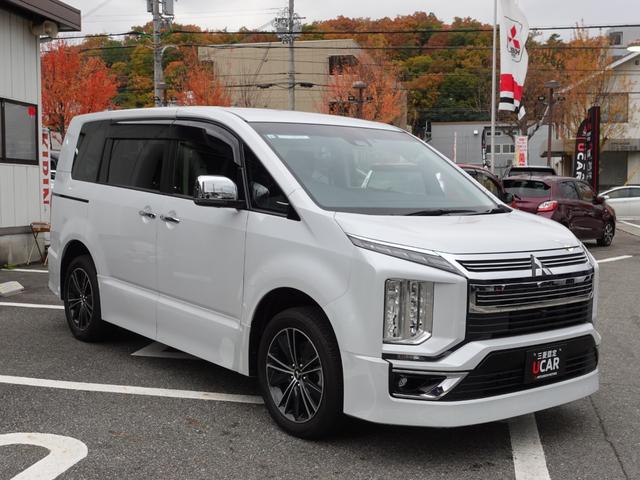 デリカD:5 アーバンギア Pエディション 10.1型Mナビ 12.1型後席モニター 電動サイドステップ フロント+リヤドラレコ ナビ連動ETC車載器 レザーシート 7人乗り(5枚目)