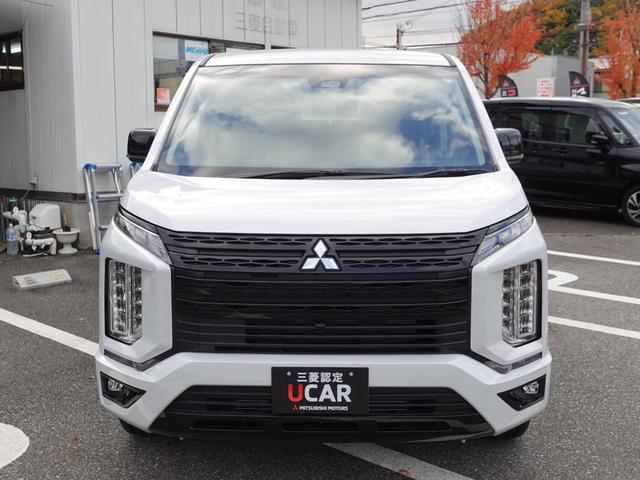 デリカD:5 ブラックエディション 左電動サイドステップレス 11型ナビ マルアラ 後側方車両検知 衝突被害軽減ブレーキ レーダークルーズ ETC ドラレコ レンタアップ(4枚目)