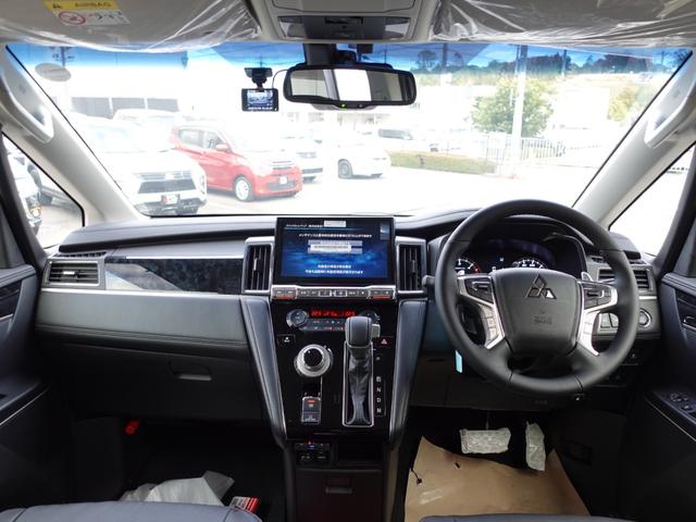 デリカD:5 ブラックエディション 左電動サイドステップレス 11型ナビ マルアラ 後側方車両検知 衝突被害軽減ブレーキ レーダークルーズ ETC ドラレコ レンタアップ(9枚目)