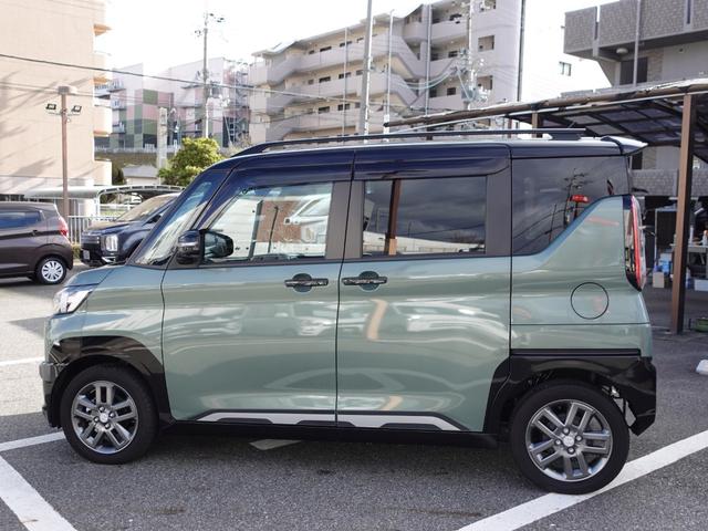 デリカミニ T プレミアム ケンウッド製9型メモリーナビ ルーフレール ETC2.0車載器 リヤサーキュレーター サイドデカール シートヒーター ハンドルヒーター(10枚目)