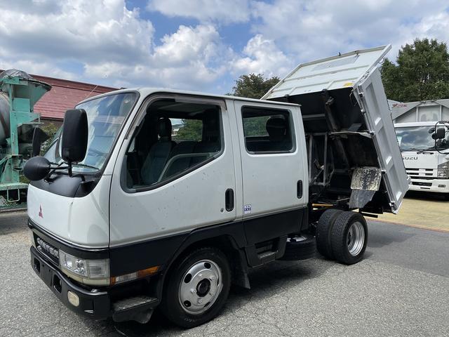 三菱ふそう キャンター 三菱 ２ｔダンプ ダブルキャブ 新明和製の中古車 グーネット中古車