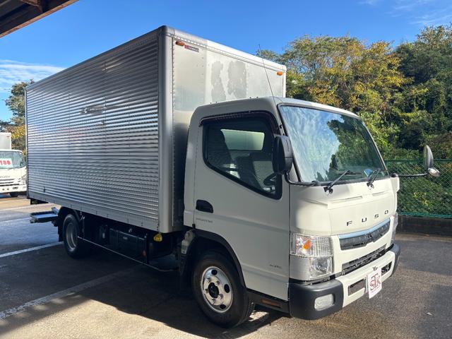 キャンター 　３ｔ　アルミバン　ワイドロング　パワーゲート　格納パワーゲート　ラッシング２段　床木材張り　サイドスライド扉　デュオニック　ＥＴＣ　バックモニター　積載量２．９００ｋｇ　車検Ｒ７年１２月１０日迄　ＡＴ（4枚目）