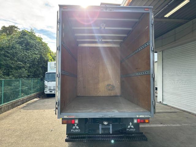 キャンター 　２ｔ　アルミバン　パネルバン　ドライバン　準中型　１０尺　内高２０８ｃｍ　ラッシング２段　９０度ストッパー　積載量２．０００ｋｇ　デュオニック　オートマ　ＡＴ　社外ナビ　バックカメラ　ＥＴＣ　カスタム（10枚目）