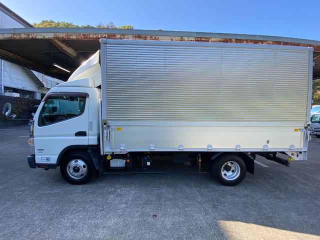 キャンター 　３ｔ　アルミウイング　ウイング　ワイドロング　内高２１４ｃｍ　床木材張り　ラッシング２段　内フック　積載量３．０００ｋｇ　ミッション　ＥＴＣ　バックモニター　ドライブレコーダー　ＣＵＳＴＯＭ　５ＭＴ（25枚目）