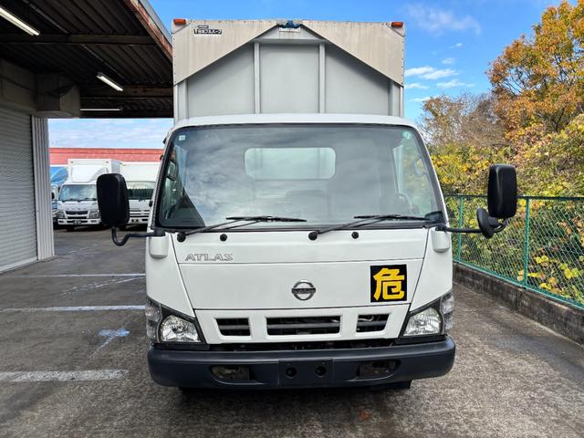 アトラストラック 　２ｔ　アルミウイング　ワイドロング　内高２２２ｃｍ　内フック　ラッシング１段　床木材張り　日本フルハーフ製　セミオートマ　オートマ　ＡＴ　ＥＴＣ　バックモニター　実走行　排ガス浄化作業不要　ウイング（3枚目）