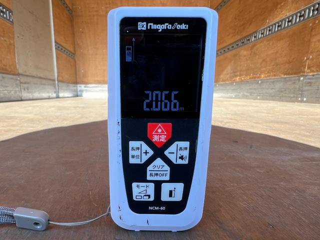 キャンター 　３ｔ　アルミバン　跳ね上げパワーゲート　ワイドロング　３トン　バン　ラジコン　サイドスライド扉　ラッシング２段　オートターン　内高２０６ｃｍ　バックモニター　ミッション　ターボ車　積載量２．９５０ｋｇ（57枚目）