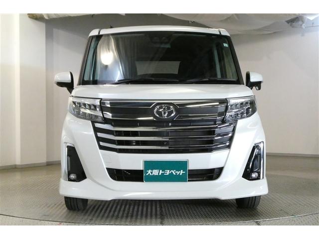 ルーミー カスタムG アイドリング 両側電動SD LEDヘット バックビューモニター 衝突回避ブレーキ フルフラット 地デジ スマートキー メモリナビ クルーズコントロール DVD ETC オートエアコン アルミホイール(2枚目)