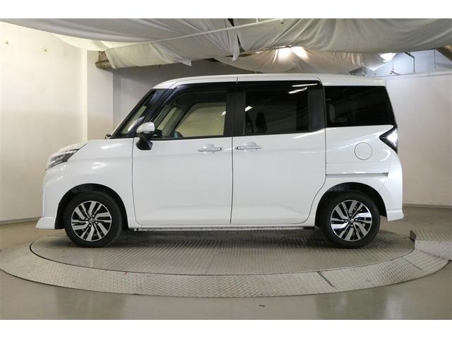 ルーミー カスタムG アイドリング 両側電動SD LEDヘット バックビューモニター 衝突回避ブレーキ フルフラット 地デジ スマートキー メモリナビ クルーズコントロール DVD ETC オートエアコン アルミホイール(4枚目)