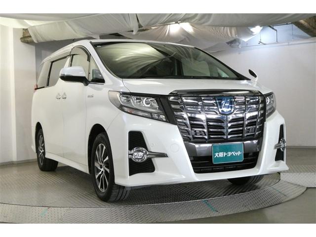 アルファードハイブリッド ＳＲ　エアコン　１００Ｖ充電　地デジ　両電動ドア　電動シート　ＬＥＤライト　キーレス　ＥＴＣ車載器　メモリナビ　Ｂカメラ　盗難防止　エアバッグ　３列シート　ＤＶＤ再生　４ＷＤ　ナビ＆ＴＶ　デュアルエアバック（3枚目）