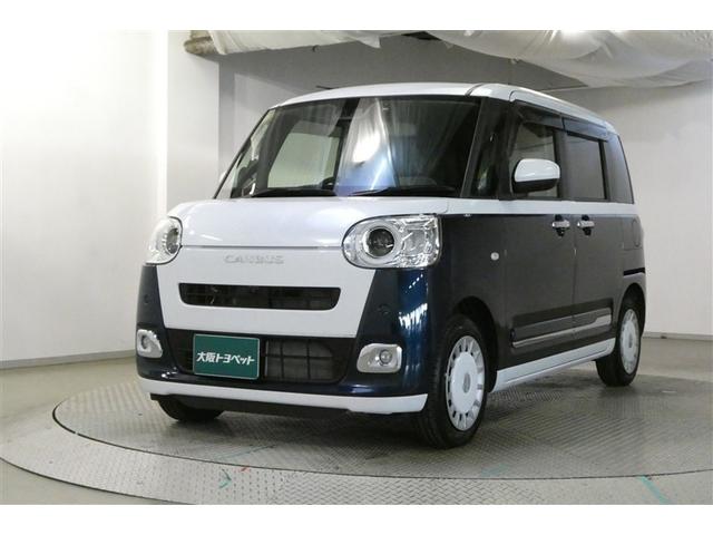 ムーヴキャンバス ストライプスＧターボ　レーダーブレーキ　フルフラット　Ｂカメラ　ＤＶＤ　パワーウィンドゥ　地デジ　左右オートスライド　オートクルーズ　ＥＴＣ車載器　サイドエアバッグ　ＬＥＤヘッドライト　スマートキー　ドラレコ　ベンチシート（7枚目）