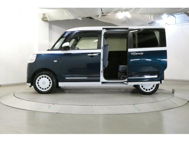 ムーヴキャンバス ストライプスＧターボ　レーダーブレーキ　フルフラット　Ｂカメラ　ＤＶＤ　パワーウィンドゥ　地デジ　左右オートスライド　オートクルーズ　ＥＴＣ車載器　サイドエアバッグ　ＬＥＤヘッドライト　スマートキー　ドラレコ　ベンチシート（55枚目）