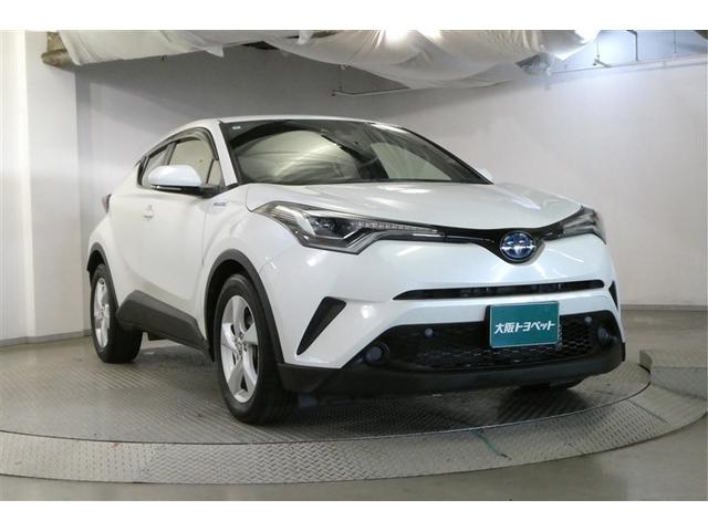 C-HR S LEDパッケージ スマートキー&プッシュスタート 地デジ LEDヘッド オ-トエアコン WSRS キーレスエントリー ナビTV 横滑り防止 クルーズコントロール イモビライザー アルミホイール DVD ETC ABS(3枚目)