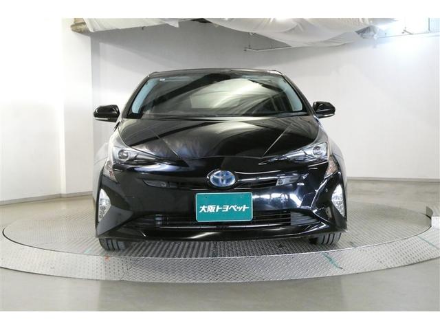 プリウス Ｓセーフティプラス　衝突回避システム　Ｂモニター　ＬＥＤライト　クルコン　ＥＴＣ装備　スマートＫＥＹ　ナビＴＶ　イモビライザー　横滑り防止機能　ＰＷ　カーテンエアバッグ　キーレスエントリー　オ－トエアコン　アルミ　ＡＢＳ（2枚目）