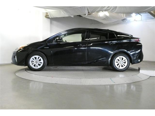 プリウス Ｓセーフティプラス　衝突回避システム　Ｂモニター　ＬＥＤライト　クルコン　ＥＴＣ装備　スマートＫＥＹ　ナビＴＶ　イモビライザー　横滑り防止機能　ＰＷ　カーテンエアバッグ　キーレスエントリー　オ－トエアコン　アルミ　ＡＢＳ（4枚目）