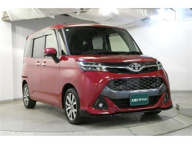 タンク カスタムG-T スマキ- 地上デジタル アルミホイル 踏み間違い防止装置 両側電動ドア LEDヘッドライト クルコン リアカメラ 横滑り防止装置 ETC ウォークスルー キーレス TVナビ オートエアコン DVD(3枚目)