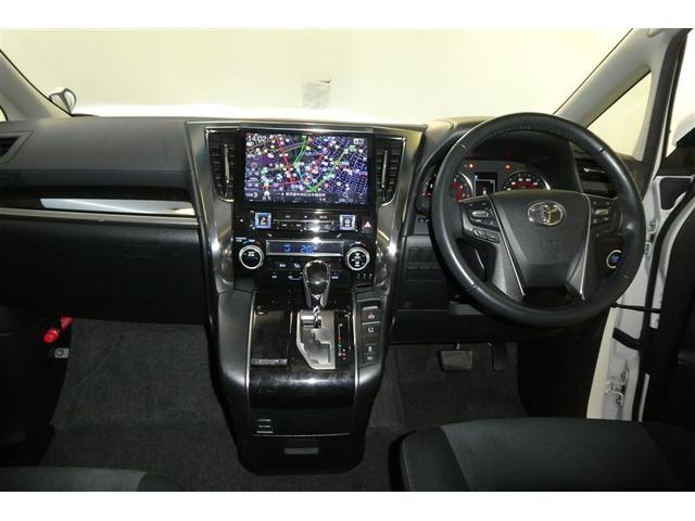 アルファード ２．５Ｓ　両側電動パワースライドドア　サンル－フ　地上デジタル　Ｗエアコン　フルオートエアコン　盗難防止システム　横滑り防止　ＡＷ　クルーズＣ　ナビ＆ＴＶ　パワーステアリング　メモリナビ　ＬＥＤランプ　ＷエアＢ（10枚目）