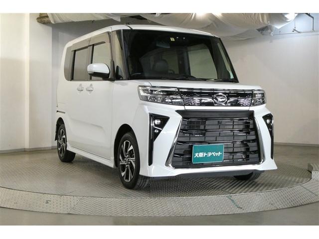 タント カスタムＸ　セキュリティ　横滑防止　地デジＴＶ　アイスト　エアバック付き　キーフリーキー　ナビＴＶ　スマートキー＆プッシュスタート　フルフラット　ＬＥＤヘッドライト　ＤＶＤ　パワーウィンドウ　オートエアコン（3枚目）