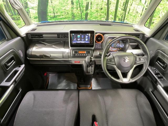 スペーシアギア ハイブリッドＸＺ　ターボ　ターボ　両側電動スライド　純正ナビ　全周囲カメラ　衝突軽減　２トーンカラー　スマートキー　ＬＥＤヘッドライト　クルコン　ヘッドアップディスプレイ　Ｂｌｕｅｔｏｏｔｈ再生　フルセグ（2枚目）