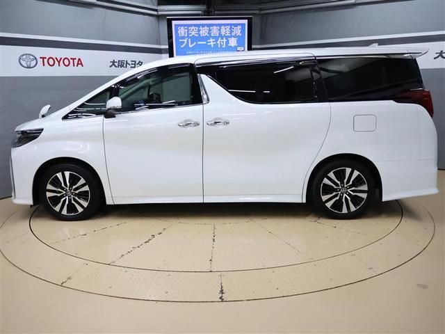 アルファード 2.5S Cパッケージ サンルーフ フルセグ メモリーナビ DVD再生 後席モニター バックカメラ 衝突被害軽減システム ETC 両側電動スライド LEDヘッドランプ 乗車定員7人 3列シート ワンオーナー PKSB(3枚目)