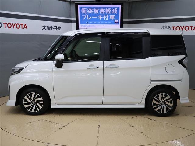 ルーミー カスタムG-T フルセグ メモリーナビ DVD再生 バックカメラ 衝突被害軽減システム ETC 両側電動スライド LEDヘッドランプ ワンオーナー アイドリングストップ(3枚目)