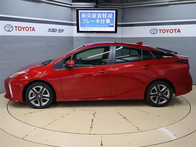 プリウス Ｓツーリングセレクション　ワンセグ　メモリーナビ　バックカメラ　衝突被害軽減システム　ＥＴＣ　ＬＥＤヘッドランプ　ワンオーナー（3枚目）