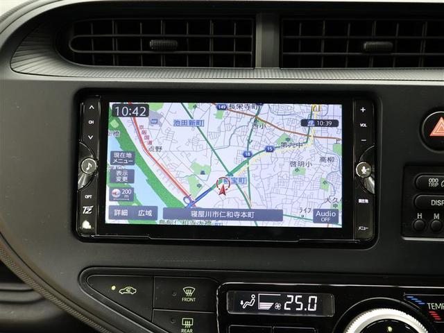 アクア L フルセグ メモリーナビ DVD再生 バックカメラ ETC ワンオーナー キーレス(6枚目)