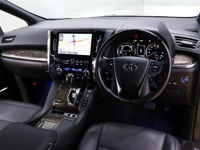 アルファードハイブリッド エグゼクティブラウンジＳ　革シート　サンルーフ　４ＷＤ　フルセグ　メモリーナビ　ＤＶＤ再生　後席モニター　バックカメラ　衝突被害軽減システム　ＥＴＣ　両側電動スライド　ＬＥＤヘッドランプ　３列シート　ワンオーナー　フルエアロ（6枚目）